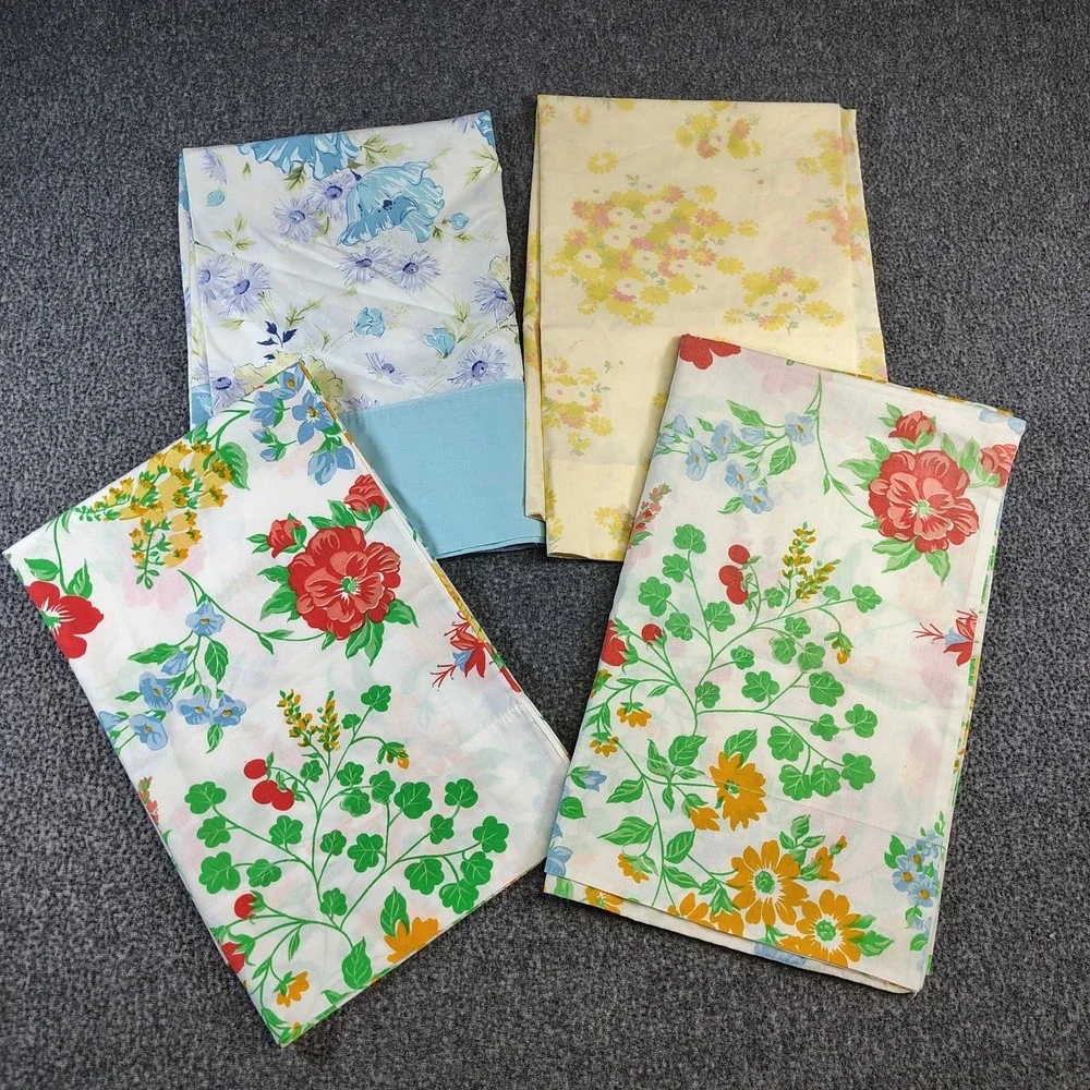 Vintage pillow cases lot